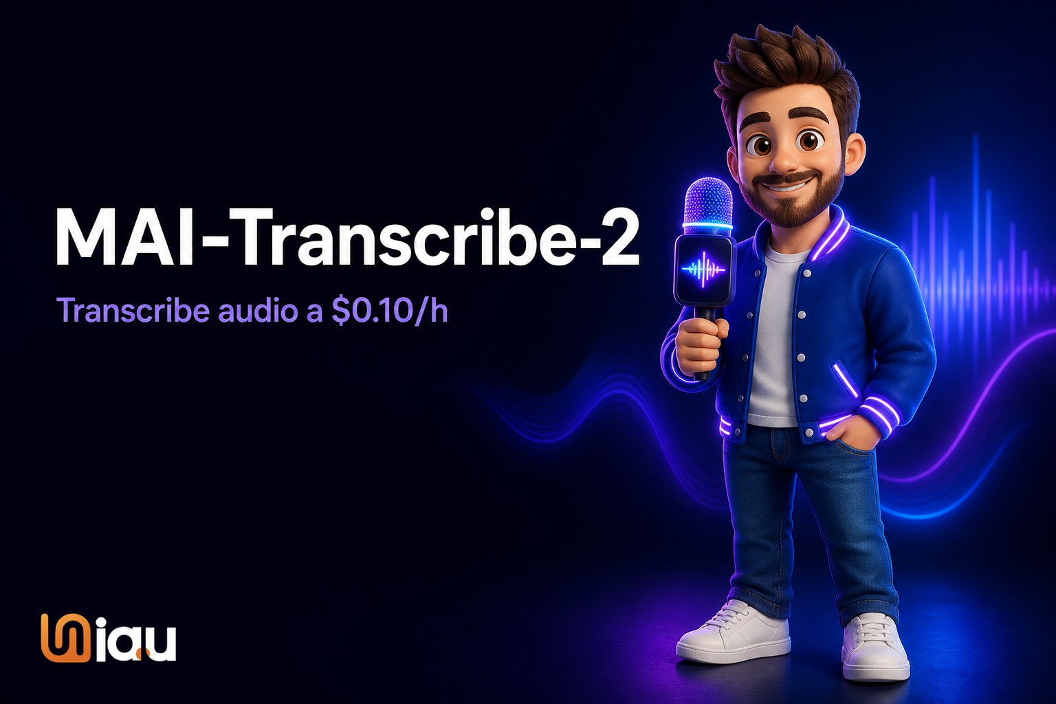 MAI-Transcribe-2: transcribe audio a USD 0.10 por hora