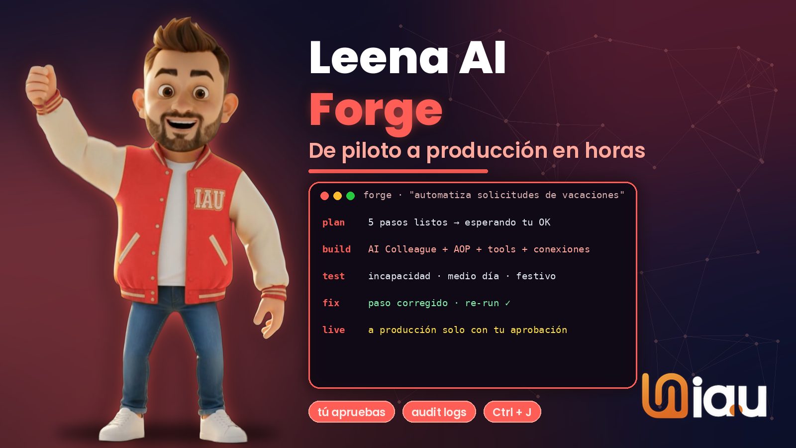 Leena AI Forge: de piloto a producción en horas